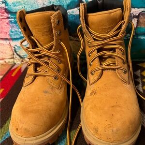 Timberland Tan Leather Boots